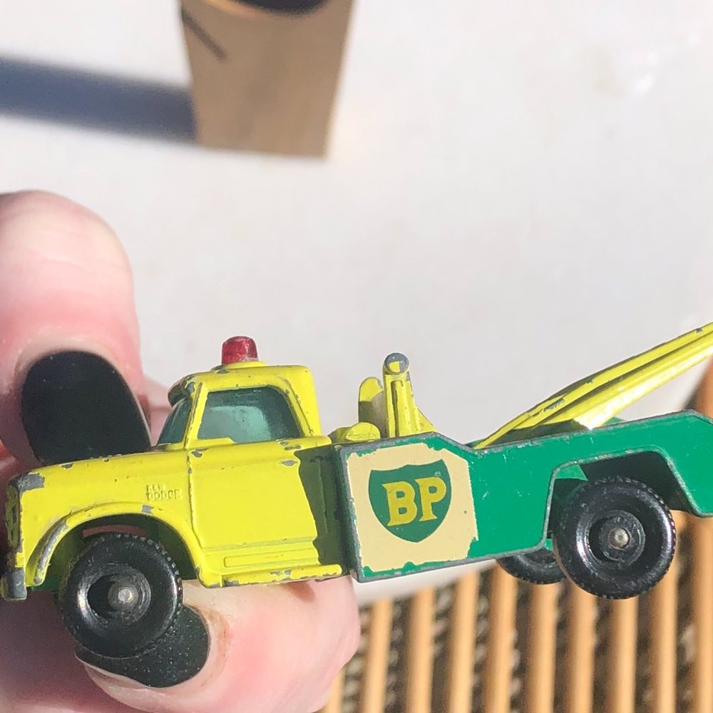 ✨VINTAGE Lesney Dodge Wreck Truck Matchbox Series No. 13 💛